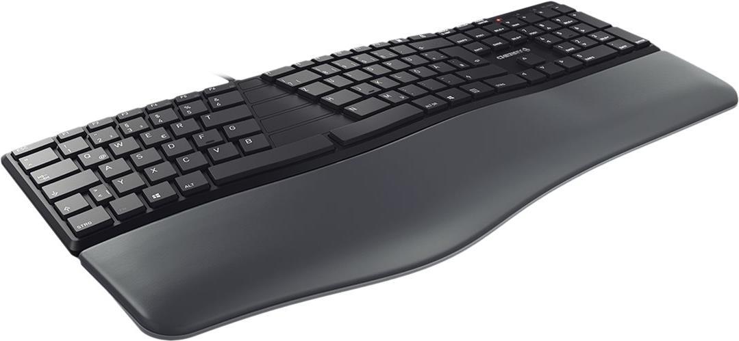 CHERRY KC 4500 ERGO - Tastatur - USB - QWERTZ - Deutsch - Schwarz (JK-4500DE-2) von Cherry