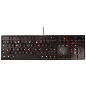 CHERRY KC 6000 SLIM Tastatur kabelgebunden schwarz von Cherry