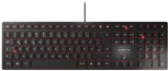 CHERRY KC 6000 slim - Tastatur - USB - Layout für Großbritannien - Schwarz (JK-1600GB-2) von Cherry