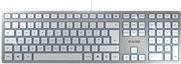 CHERRY KC 6000 slim - Tastatur - USB - Layout für Großbritannien - Silber (JK-1600GB-1) von Cherry