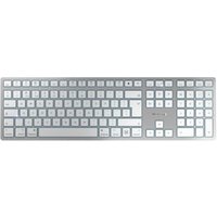 CHERRY KW 9100 Slim für Mac kabellose Tastatur UK-Layout weiß-Silber von Cherry