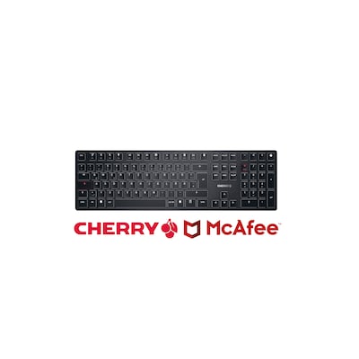 CHERRY KW X ULP Ultra-Low-Profil Tastatur + McAfee Total Protection 1Y 3 User von Cherry