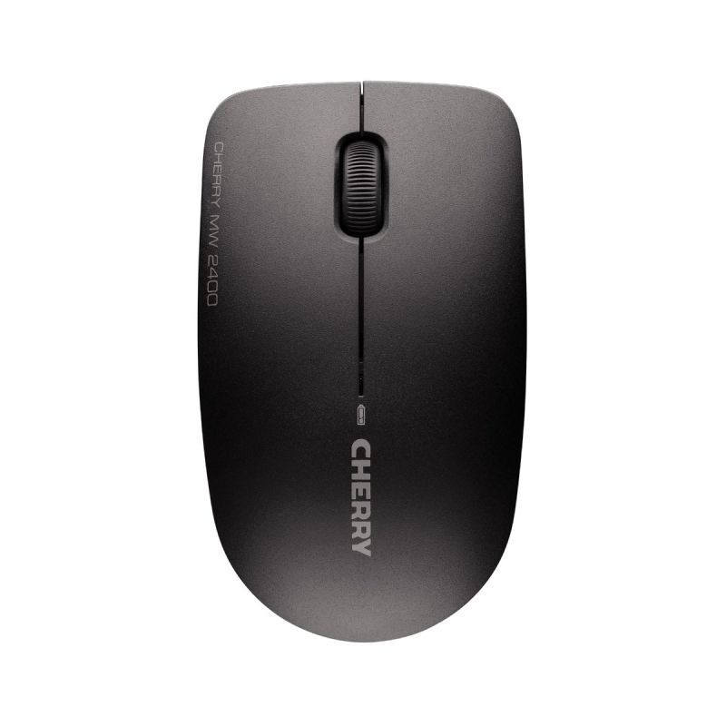 CHERRY MW 2400 kabellose optische Maus, 1.200DPI, 3 Tasten, schwarz, Multiplatzfähig von Cherry