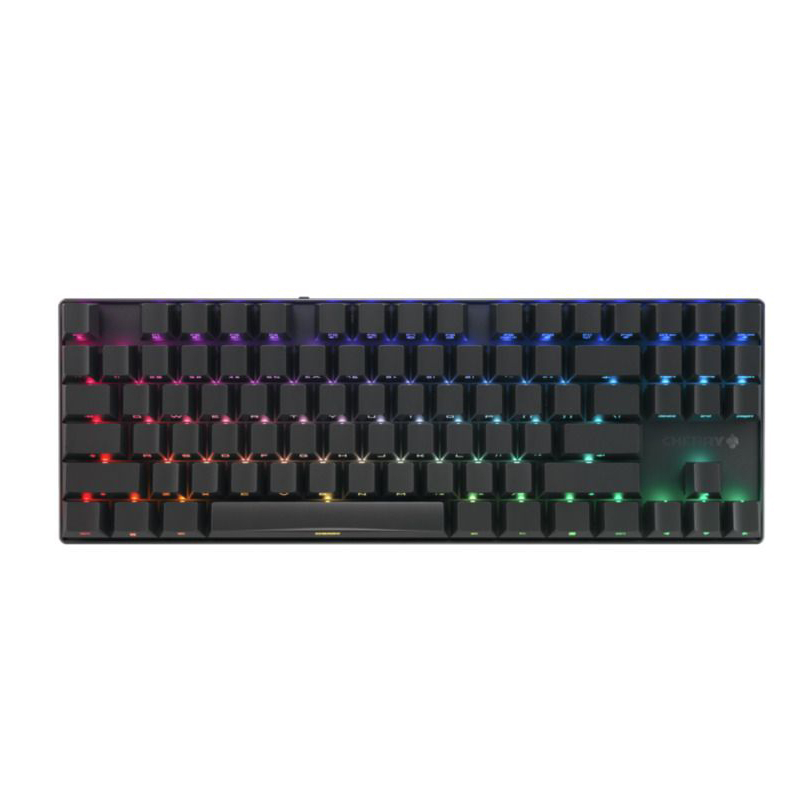 CHERRY MX 8.2 TKL WIRELESS RGB Kabellos, Anti-Ghosting, Bluetooth 5.2, CHERRY MX RGB BROWN-Switche von Cherry