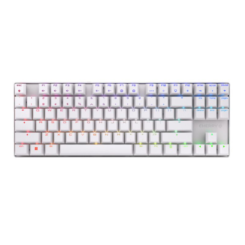 CHERRY MX 8.2 TKL WIRELESS RGB Kabellos, Anti-Ghosting, Bluetooth 5.2, Cherry MX RED-Switche von Cherry