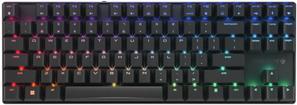CHERRY MX 8,2 TKL - Tastatur - Hintergrundbeleuchtung - kabellos - 2,4 GHz, USB-C, Bluetooth 5,2 - QWERTY - USA - Tastenschalter: CHERRY MX Red - Schwarz (G80-3882LYAUS-2) von Cherry