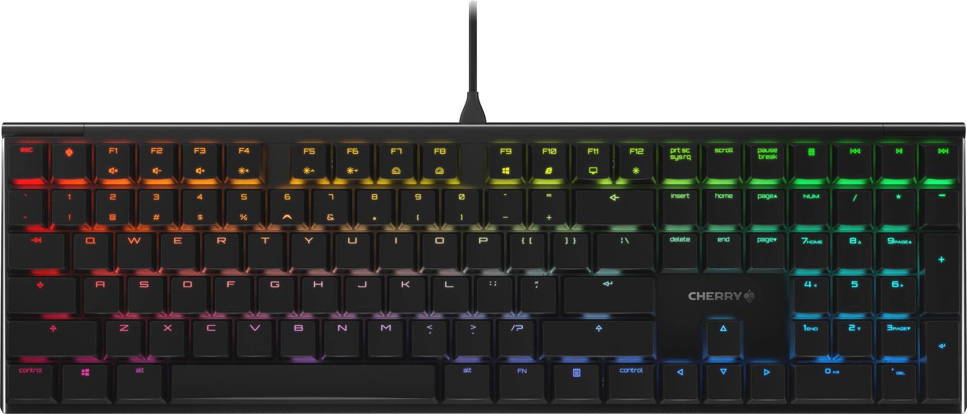 CHERRY MX-Board 3.0 S - Tastatur - backlit - USB - Deutsch - Tastenschalter: CHERRY MX Silent Red - Schwarz CHERRY MX-Board 3.0 S - Tastatur - backlit - USB - Deutsch - Tastenschalter: CHERRY MX Silent Red - Schwarz von Cherry