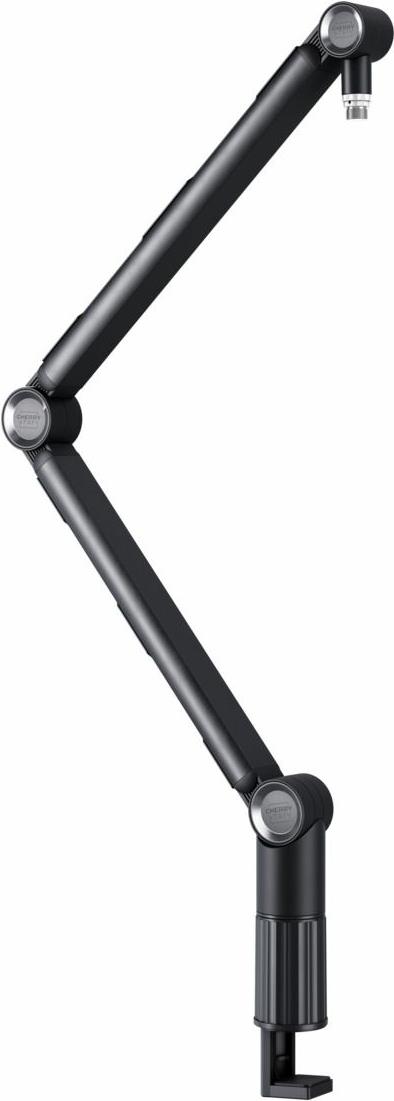 CHERRY NGALE Boom Arm - Boom Mikrofonständer - Schreibtisch-Montagebasis - Schwarz - Aluminium - 3/8 5/8 - CHERRY XTRFY Ngale (CX-NGALE-BOOM-BLACK) von Cherry