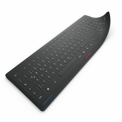 CHERRY STREAM PROTECT MEMBRANE hygienischer Silikon-Tastaturschutz, DE-Layout von Cherry