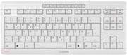 CHERRY STREAM TKL - Tastatur - USB - QWERTZ - Deutsch - Tastenschalter: CHERRY SX - Grau, weiß (JK-8600DE-0) von Cherry