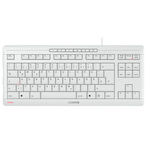 CHERRY STREAM TKL Tastatur kabelgebunden weiß von Cherry