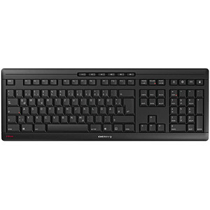 CHERRY STREAM wireless Tastatur kabellos schwarz von Cherry