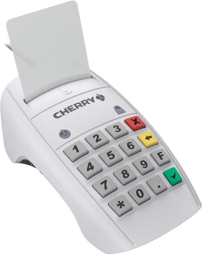 CHERRY SmartTerminal ST-2100 - SmartCard-Leser - USB - weiß (ST-2100UG) von Cherry