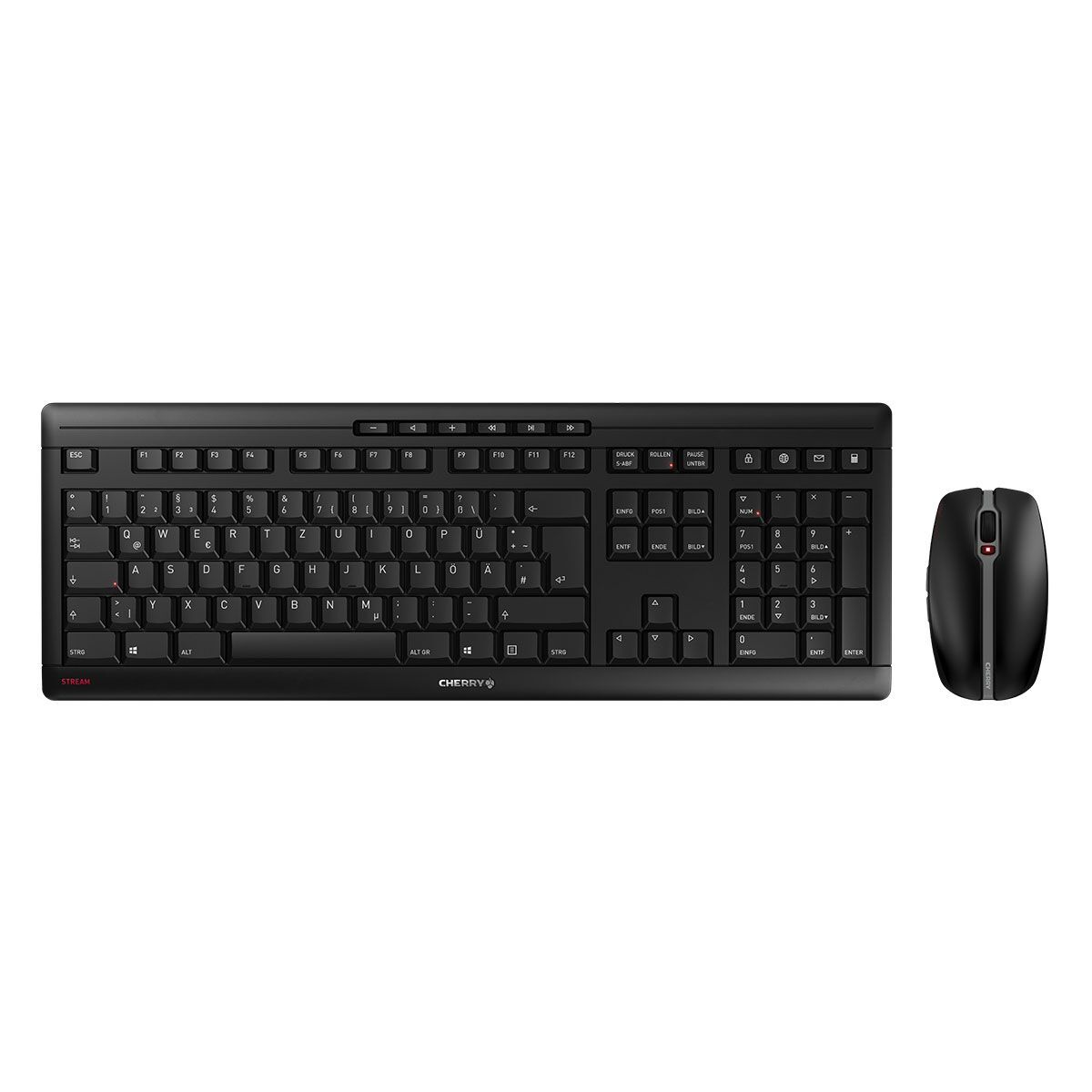 CHERRY Stream Desktop Set Recharge, QWERTY-Layout US mit Euro-Symbol, kabelloses Maus & Tastatur-Set, Weiß-Grau CHERRY Stream Desktop Set Recharge, QWERTY-Layout US mit Euro-Symbol, kabelloses Maus & Tastatur-Set, Weiß-Grau von Cherry