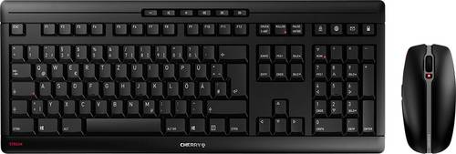 CHERRY Stream Funk, Kabellos Tastatur, Maus-Set Deutsch, QWERTZ Schwarz von Cherry