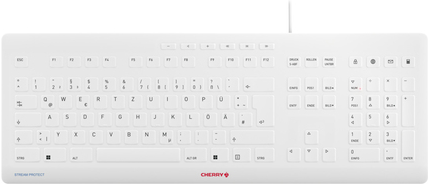 CHERRY Stream Tastatur USB QWERTZ Deutsch Grau (JK-8502DE-0) von Cherry