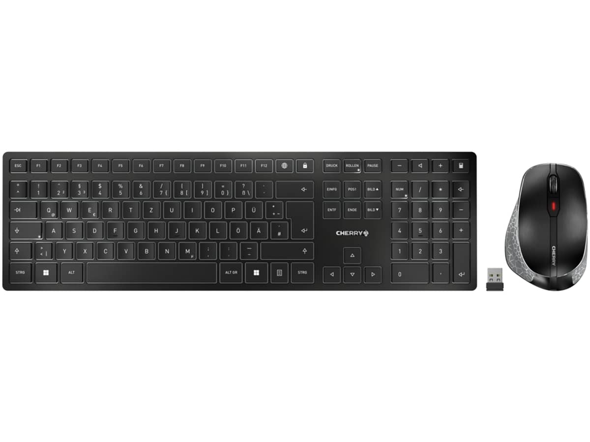 CHERRY Tastatur- und Mausset DW 9500 Slim von Cherry