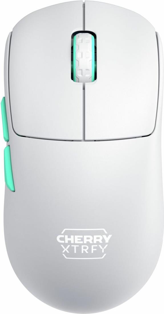 CHERRY XTRFY M68 Wireless - RF Wireless - 26000 DPI - Blau - Türkis - Weiß (CX-M68W-WHITE) von Cherry