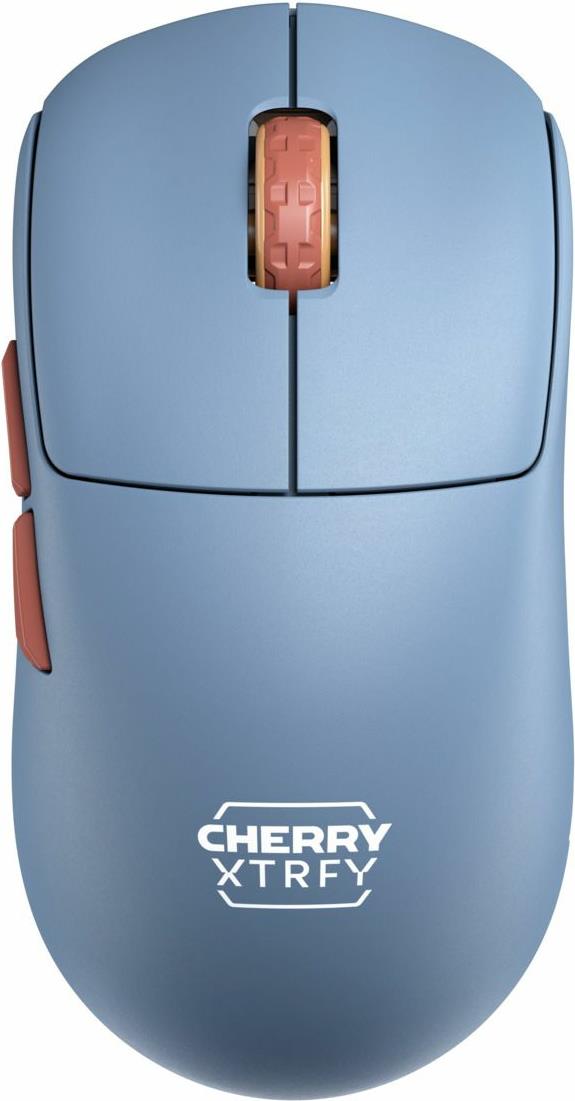 CHERRY XTRFY M68 Wireless - RF Wireless - 26000 DPI - Schwarz - Blau - Braun (CX-M68W-BLUE) von Cherry