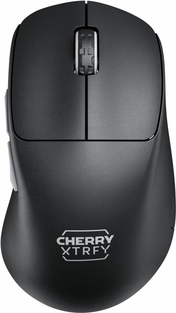 CHERRY Xtrfy M64 Pro - Maus - ergonomisch - 5 Tasten - kabellos - 2.4 GHz - kabelloser Empfänger (USB) - weiß (CX-M64W-PRO-BLACK) von Cherry