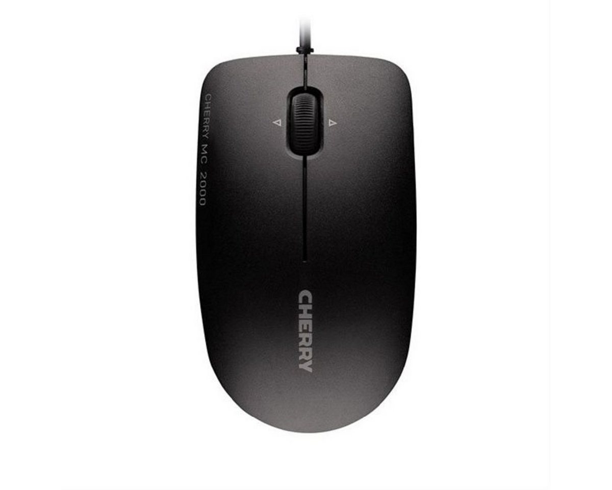 Cherry CHERRY Mouse MC 2000 black Maus (Schwarz, Scroll-Rad) von Cherry