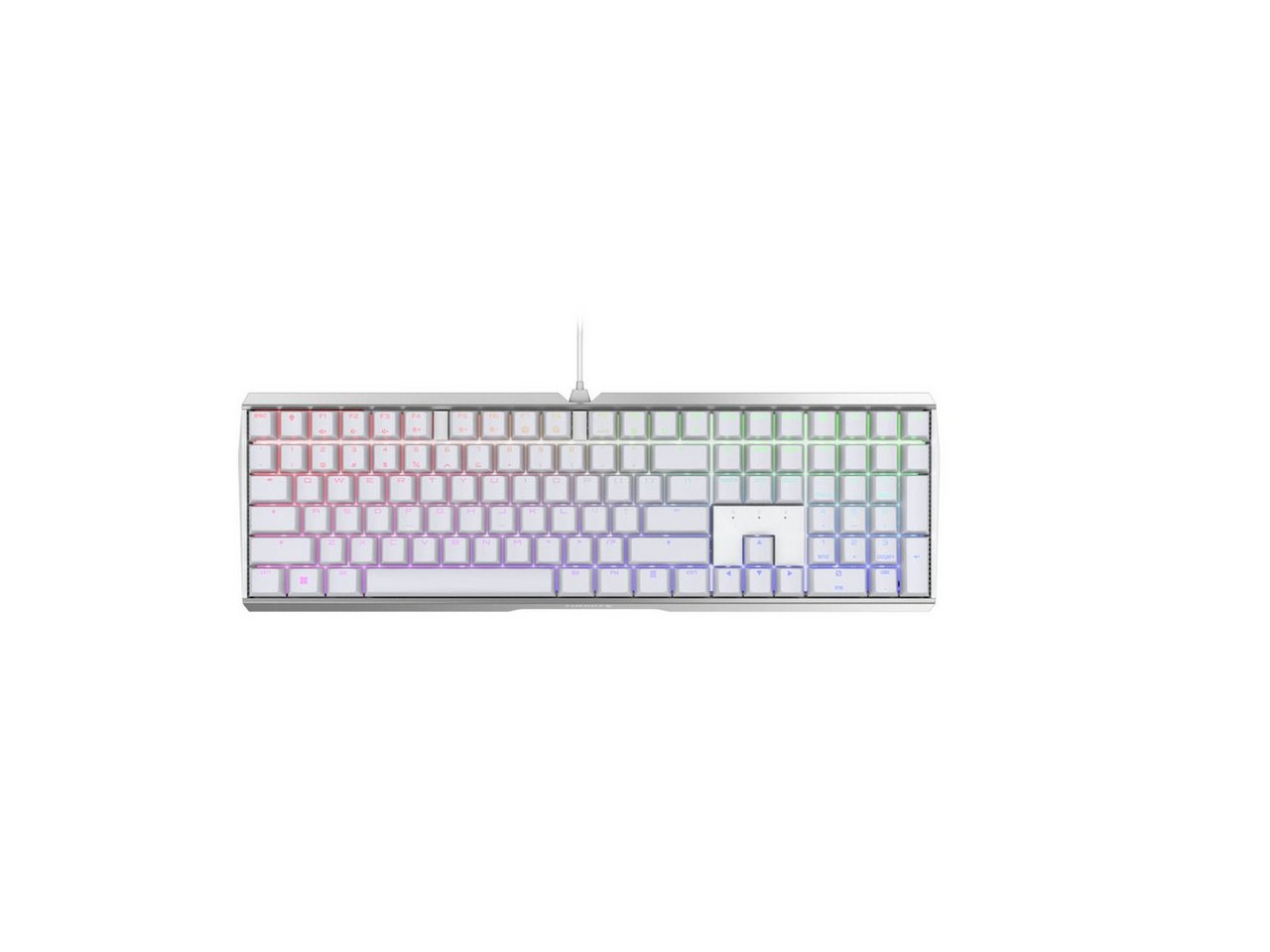 Cherry Cherry MX Board 3.0S Gaming RGB Tastatur, MX-Black, weiß Gaming-Tastatur von Cherry