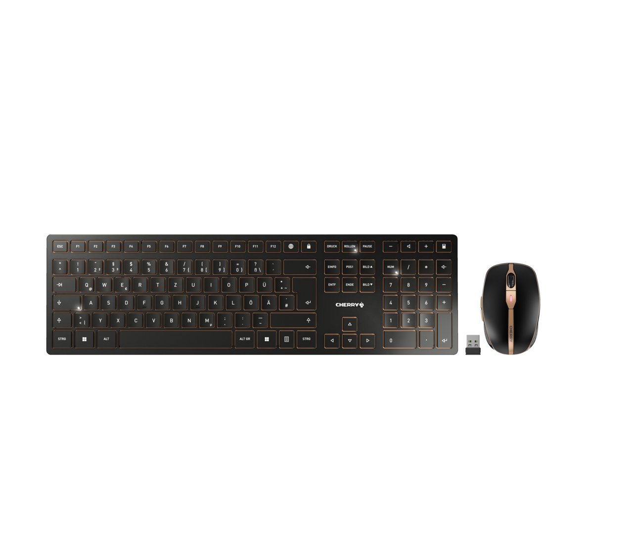 Cherry DW 9100 SLIM Tastatur- und Maus-Set, (Set) von Cherry