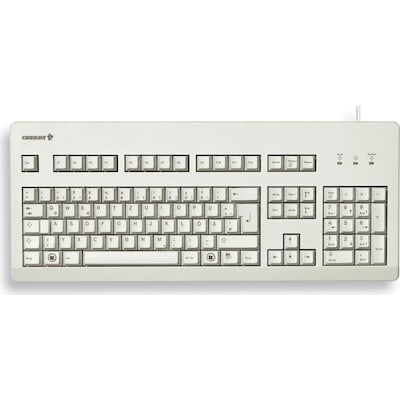 Cherry G80-3000 Kabelgebundene Tastatur DE-Layout USB grau Cherry G80-3000 Kabelgebundene Tastatur DE-Layout USB grau von Cherry