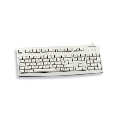 Cherry G83-6104 Tastatur USB US-Englisch Layout mit EURO Symbol hellgrau von Cherry