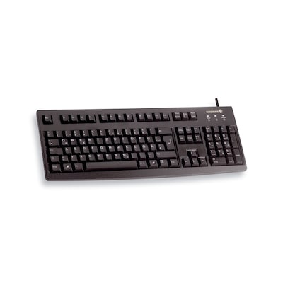 Cherry G83-6104 Tastatur USB US-Englisch Layout mit EURO Symbol schwarz von Cherry
