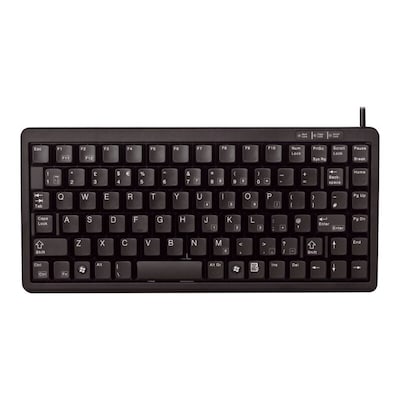 Cherry G84-4100 Compact Kabelgebundene Tastatur PN-Layout USB schwarz von Cherry