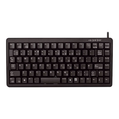 Cherry G84-4100 Compact Kabelgebundene Tastatur US Layout USB schwarz von Cherry