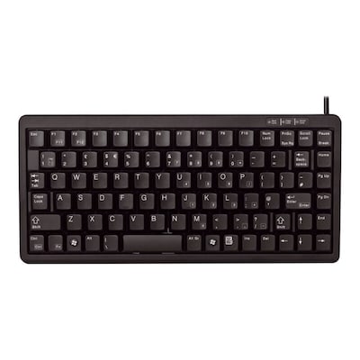 Cherry G84-4100 Compact Kabelgebundene Tastatur US Layout mit € USB schwarz von Cherry