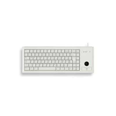 Cherry G84-4400 Ultraslim Tastatur USB hellgrau US Layout von Cherry