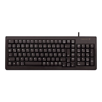 Cherry G84-5200 XS Complete Kabelgebundene Tastatur US Layout mit € schwarz von Cherry