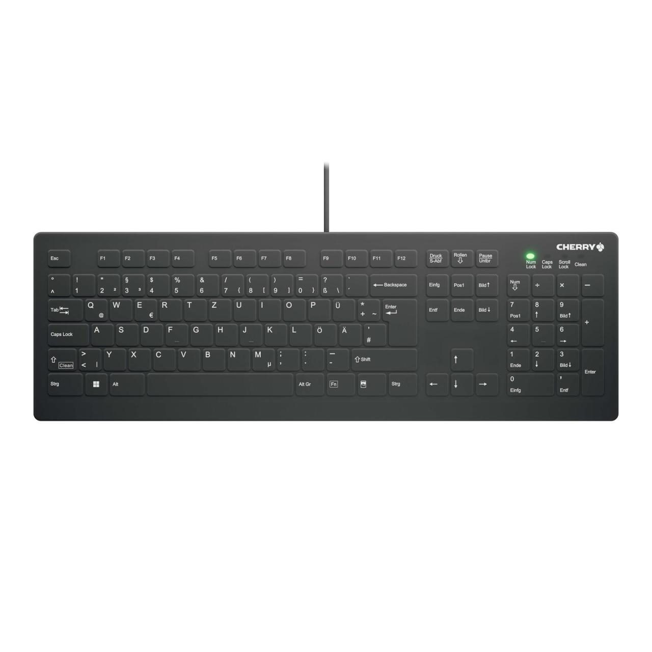 Cherry Hygiene-Tastatur kabelgebunden AK-C8112 schwarz Cherry Hygiene-Tastatur kabelgebunden AK-C8112 schwarz von Cherry