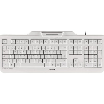 Cherry KC 1000 SC Keyboard mit Smart Card Reader USB PN Layout weiß-grau Cherry KC 1000 SC Keyboard mit Smart Card Reader USB PN Layout weiß-grau von Cherry