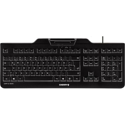 Cherry KC 1000 SC Keyboard mit Smart Card Reader USB schwarz von Cherry