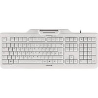 Cherry KC 1000 SC Keyboard mit Smart Card Reader USB weiß-grau von Cherry