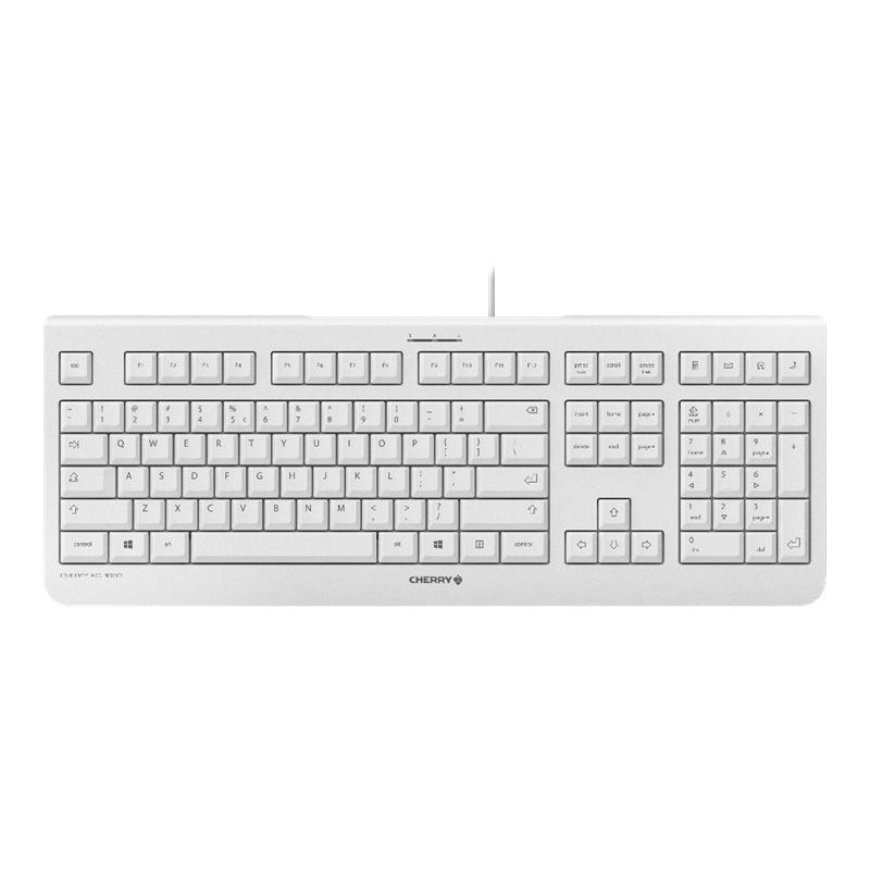 Cherry KC 1000 - Tastatur - Englisch - US - Weiß/Grau von Cherry