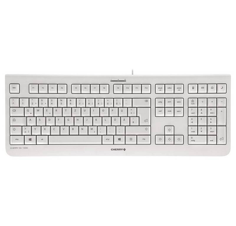 Cherry KC 1000 - Tastatur - grau Tastatur von Cherry