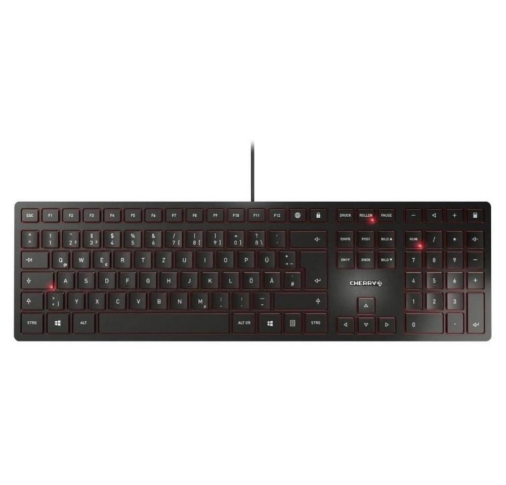 Cherry KC 6000 Slim - Tastatur - schwarz Tastatur von Cherry