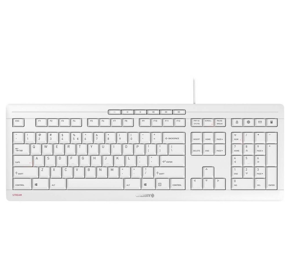 Cherry Keyboard, QUERTY Version mit EUR-Symbol Tastatur von Cherry