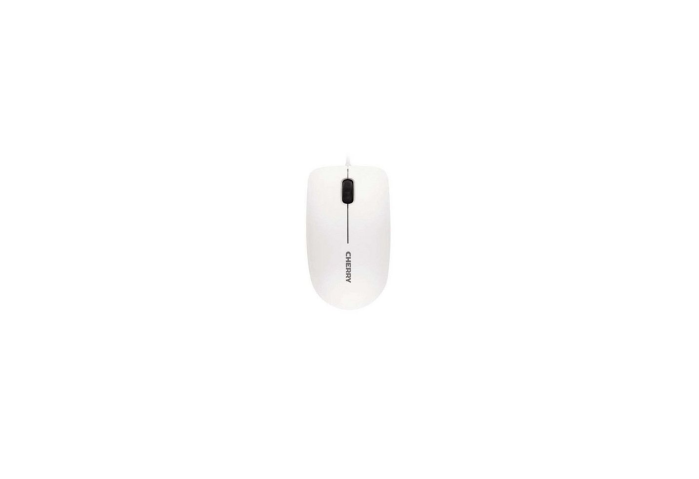 Cherry MC 1000 Kabelgebundene Maus, Weiß Grau, USB Maus von Cherry