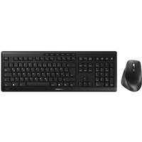 Cherry STREAM Desktop Comport Schwarz - Ergonomische Tastatur-Maus-Combo, USB-Dongle, USB-A, AES-128, 4.000 dpi, Cherry SX Scherenmechanik von Cherry