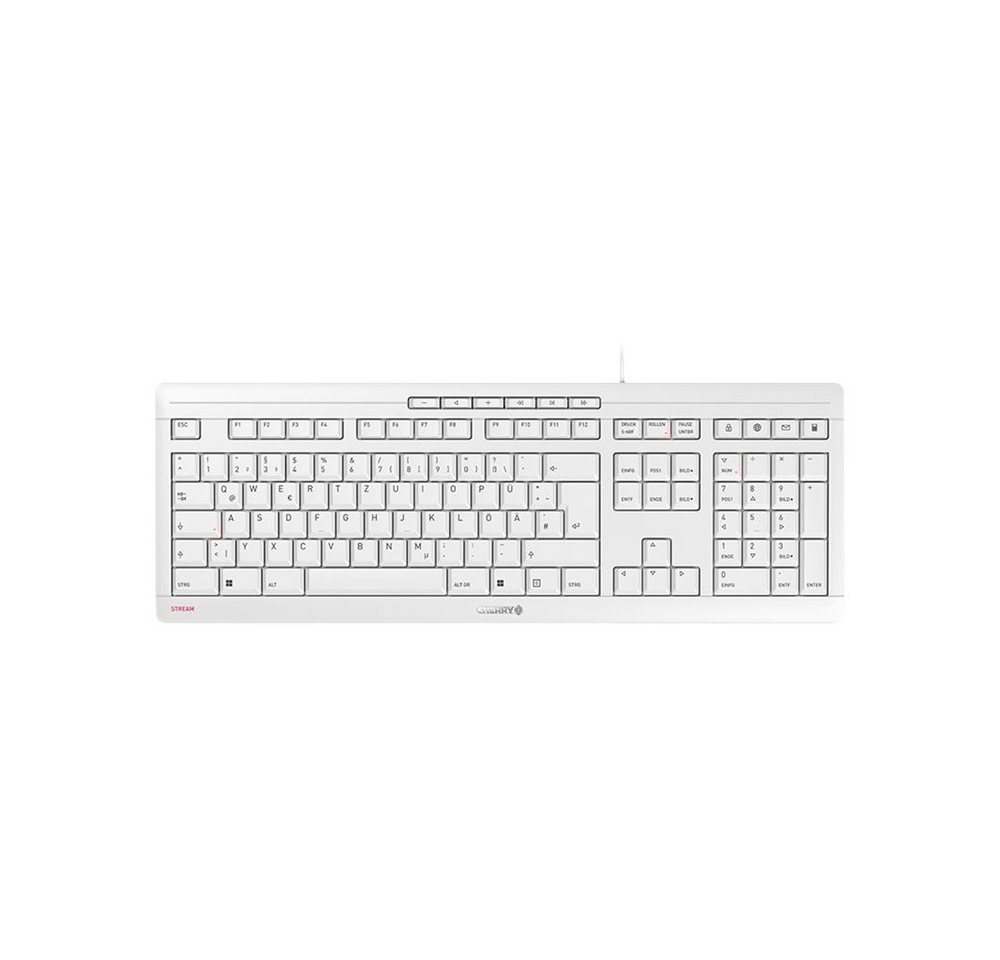 Cherry STREAM KEYBOARD Kabelgebundene Tastatur PC-Tastatur von Cherry