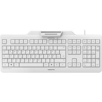 Cherry Secure Board 1.0 Tastatur mit Smart Card Reader USB weiß-grau von Cherry