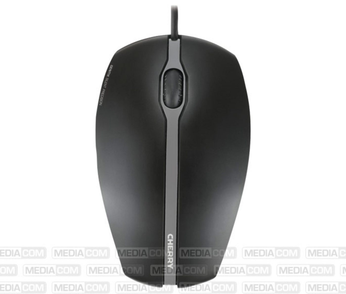 Cherry Silent Maus in Schwarz Kabelgebunden mit 3 Tasten Maus von Cherry