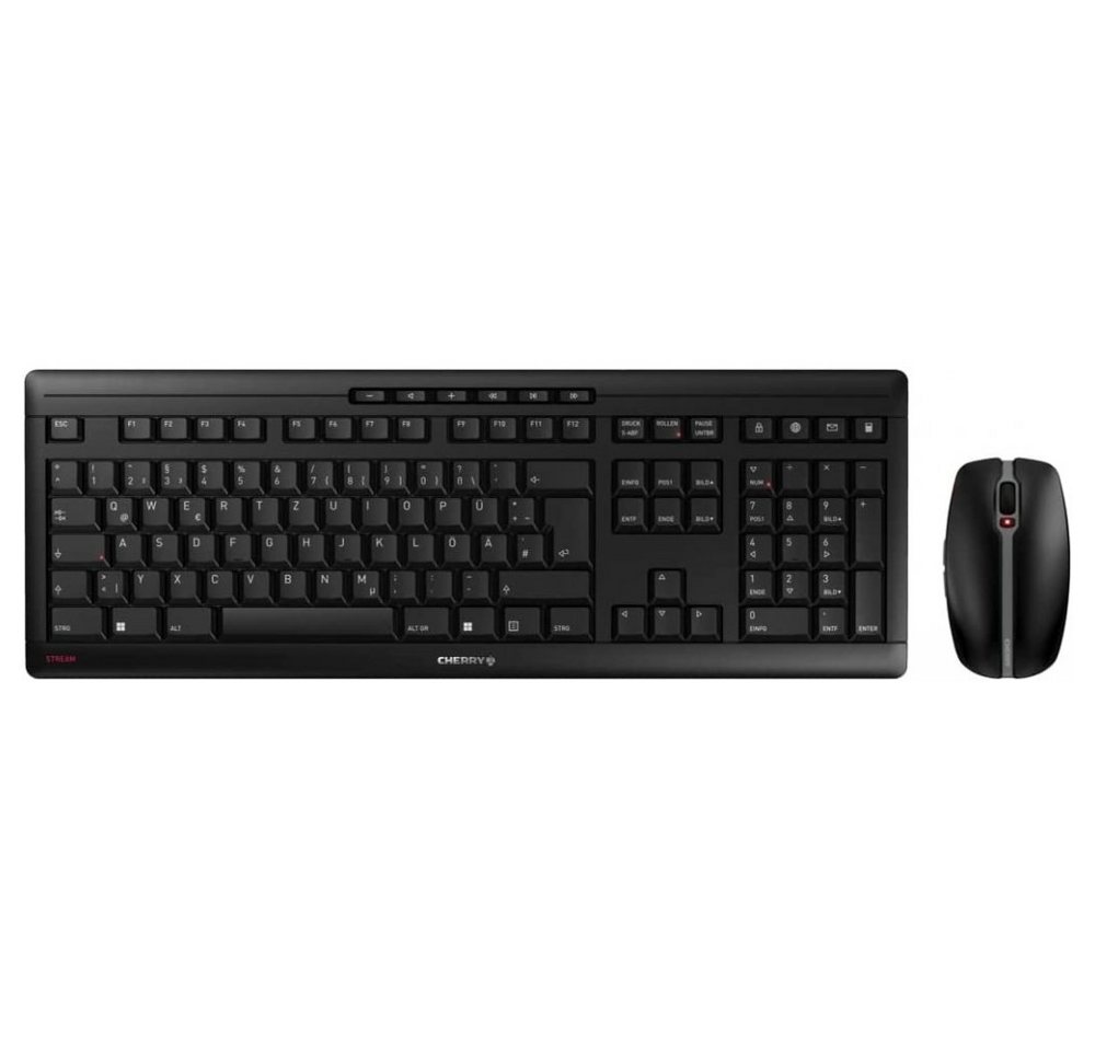 Cherry Stream Desktop (DE) - Tastatur und Maus Set - schwarz Tastatur- und Maus-Set von Cherry