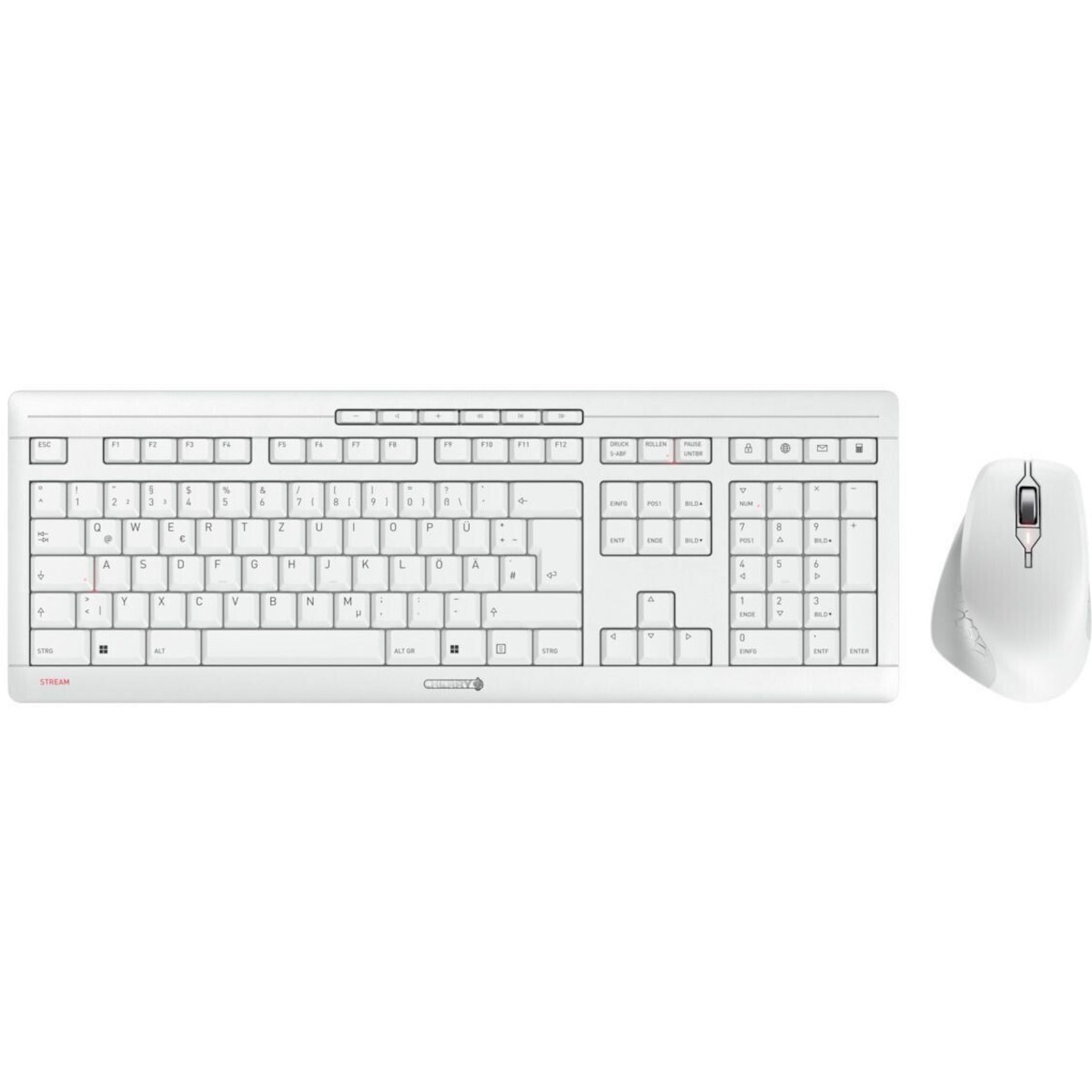 Cherry Stream Desktop Comfort Set, Kabellos Tastatur und Maus mit 2,4 GHz Technologie, CHERRY SX Scherentechnologie, AES-128 Verschlüsselung Cherry Stream Desktop Comfort Set, Kabellos Tastatur und Maus mit 2,4 GHz Technologie, CHERRY SX Scherentechnologie, AES-128 Verschlüsselung von Cherry